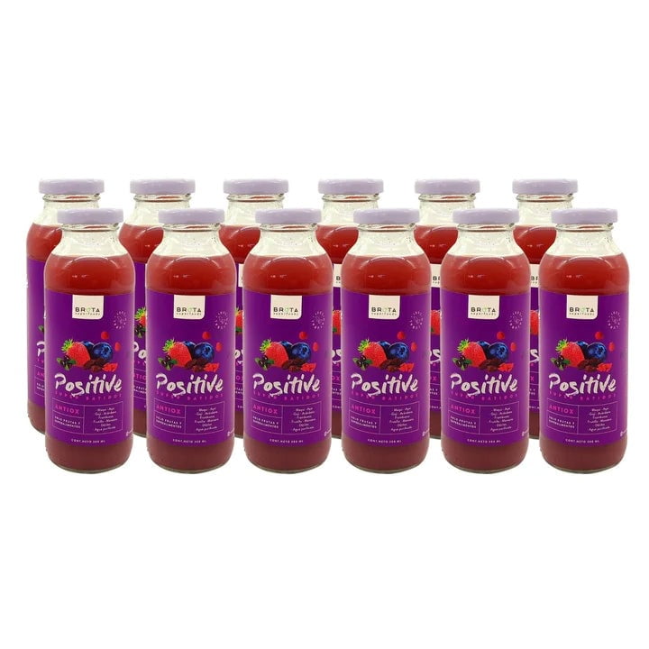 Brota Superfoods - Pack 12 Batidos Positive Fruta + Superalimentos Berries