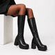 thumbnail image 4 of Bota Plataforma Mujer Taco Ancho Ecocuero 2512, 4 of 9
