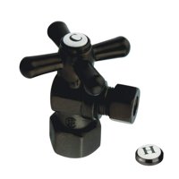 Válvula De Cierre Angular Kingston Brass Vintage Mate Black