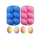 thumbnail image 1 of Pack x2 moldes huevo de pascua chocolate 6cav huevitos grandes para rellenar, 1 of 9