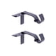 thumbnail image 1 of Soportes para barras de cortina Kenney Fast Fit 5/8, sin medida, negros, 1 of 8