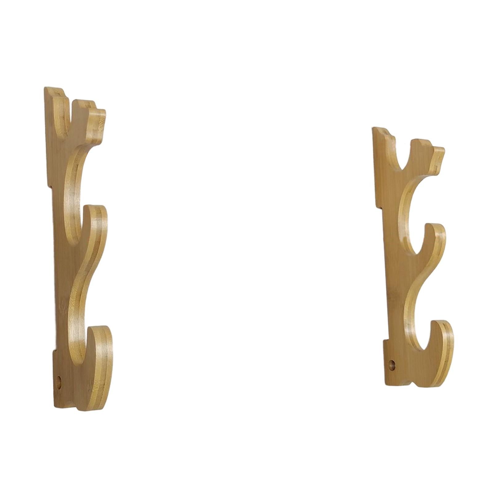 Bothyi - Tablero De Fibra De Densidad De Decoración De Soporte De Espada Samurái De 3 Niveles Para Color De Madera Wakizashi