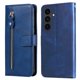 thumbnail image 4 of Funda tipo cartera para Samsung Galaxy S25 FE con bolsillo con cremallera y ranuras para tarjetas – Función de soporte Azul, 4 of 5