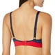 thumbnail image 2 of Bralette Tommy Hilfiger para mujer, sin costuras, ligeramente forrado, azul marino, 2 of 2