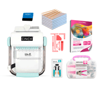 We R Memory Keepers - Kit Encuadernadora Cinch Verde + Planners A5 + Corner Chomper + Crop A Dile