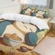 thumbnail image 1 of Snorlax Bed Duvet Cover Funny Anime Cartoon Bedding Sets Lightweight 3 Piece Comforter Sets, 1 of 5