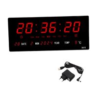 Bothyi - Despertador Digital De Pared Con Semana De Fecha Para La Decoración Del Hogar De La Cocina