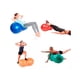 thumbnail image 3 of Pelota Ovalada Pilates Mani 45x90cm Yoga Inflador Incluido Azul, 3 of 3