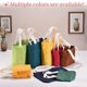 thumbnail image 4 of Uxcell Pequeña Bolsa de Lona de Color Sólido para Mujeres, 18 x 5 x 14 cm Bolsas de Lona con Asa Ligera Reutilizable Bolsa de Tela para Compras Viajes Uso Diario, Manualidades DIY, Verde Oscuro, 4 of 7