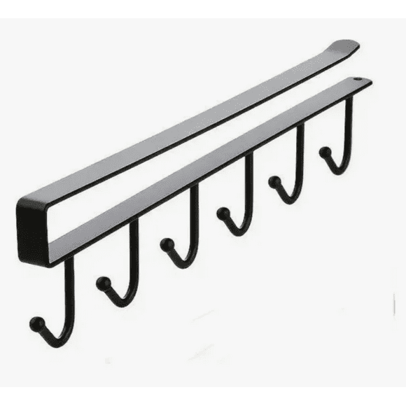 Soporte Metal Colgador Tazas 6 Ganchos Cocina Y Tazas