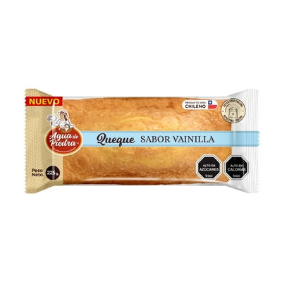 Queque Clásico Vainilla 225 G Agua De Piedra