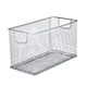 thumbnail image 5 of Cesta De Almacenamiento De Malla De Alambre, Contenedor Organizador Para Cocina, Baño, Despensa, Color Plateado, 5 of 5
