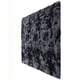thumbnail image 2 of Alfombra Peluda 200x240 Premium Color Negro Con Gris, 2 of 4