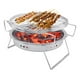 thumbnail image 1 of Mini Parrilla Barbacoa Acero Inoxidable Plegable Portatil, 1 of 5