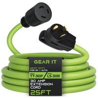Cable De Extensión Rv Gearit 30 A 125/250 V 10/3 De 7,6 M Con Cierre