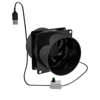 Bothyi - Extractor De Aire Para Invernadero Ventiladores Silenciosos Para Ventana Oficina Lavadero Ventilador Dual