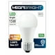 thumbnail image 3 of Ampolleta Led 15W E27 6400K Megabright Luz Blanca Interior, 3 of 3