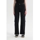 thumbnail image 1 of Jeans Mujer Cargo Calce Recto Negro, 1 of 4