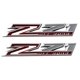 thumbnail image 1 of Calcomanía Tomilia 30 cm Cromada y Roja – Pack de 2 – Z71 Off‑Road, 1 of 5