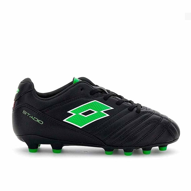 Zapato Fútbol Niño Lotto Stadio 705 FG JR Negro/Verde