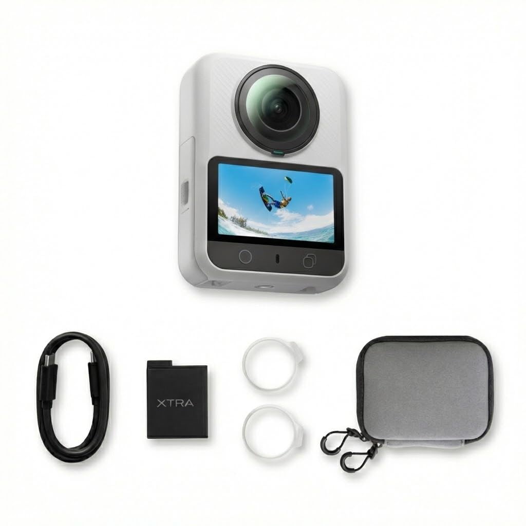 Cámara 360 Xtra Edge Xtra Sphra360 8k, Vídeo Panorámico De 100 Mp