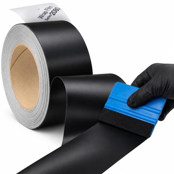 Vinilo Envolvente Upromax 5 cm x 7,6 m Negro Satín 3M 2080