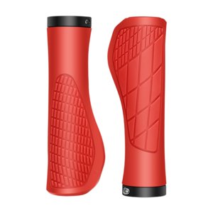 Ioensy - 2X Puños De Manillar De Bicicleta Puños De Manillar De Bicicleta Para Bicicletas De Carretera De Montaña Bmx Rojo