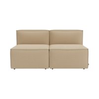 Diseños Valestrini - Sofa Madrid Dos Cuerpos Lino Beige