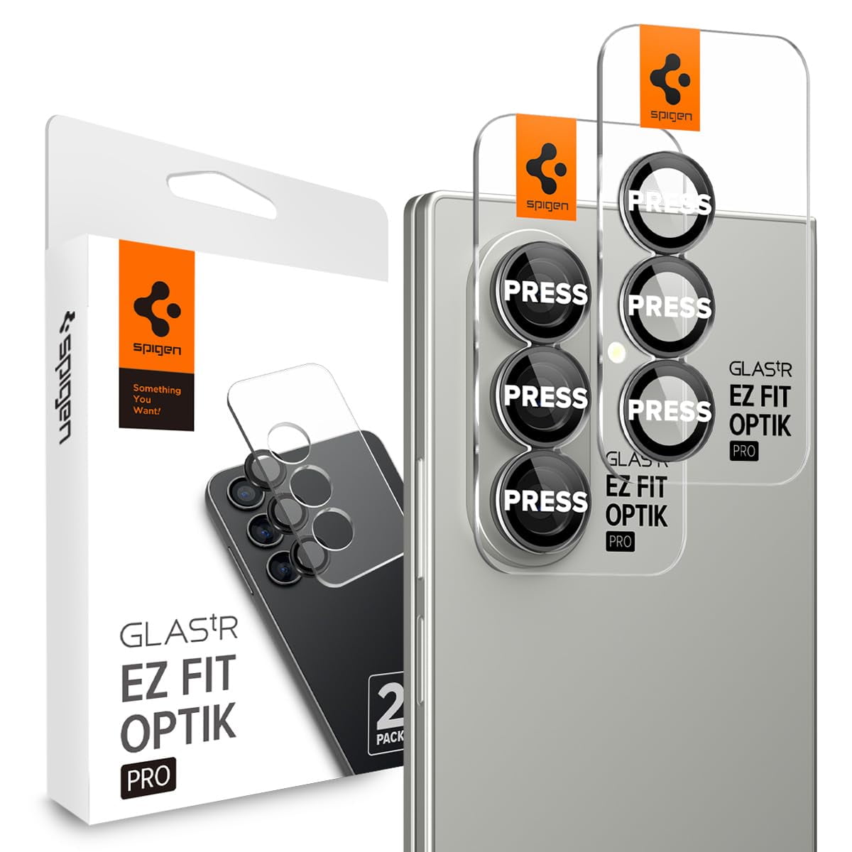 Protector De Pantalla Para Lente De Cámara Spigen Glastr Ez Fit Galaxy Z Fold 7