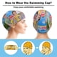 thumbnail image 3 of Hora de juego de Bebefinn Gorro de Natación de Licra, Gorro de Baño de Tela Cómoda, Gorro Elástico Antideslizante para Hombres, Mujeres y Niños, 3 of 6