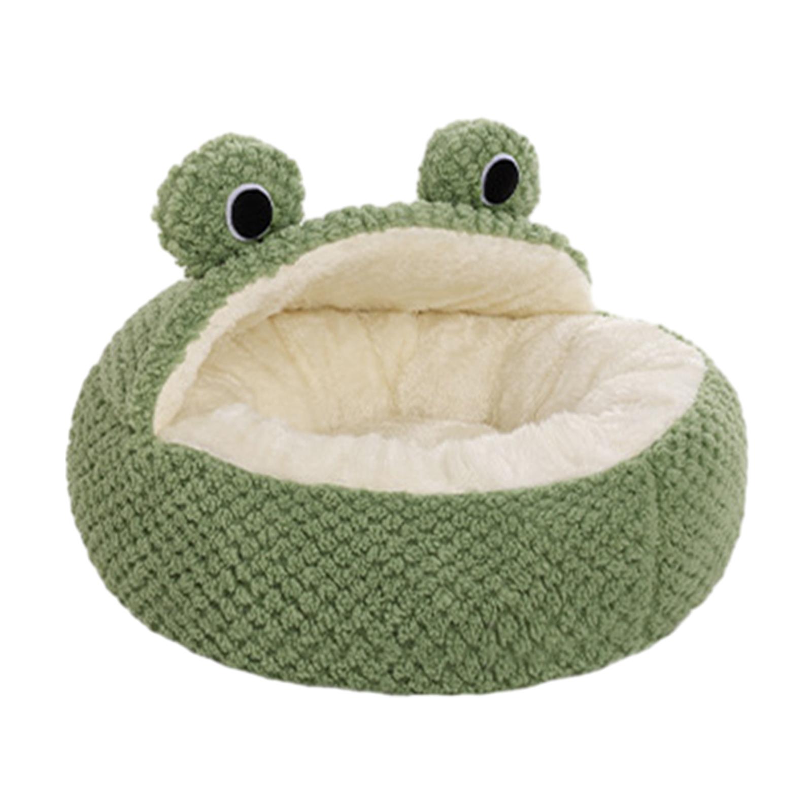 Ioensy - Casa De Campaña Para Gatos Con Forma De Rana, Cama Suave Para Mascotas, Cueva Para Gatitos, Pomerania, Chihuahua