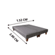 thumbnail image 4 of Base BD 2 PL Tela Beige, 4 of 4