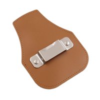 Magideal - Soporte Para Cinta Métrica, Funda Para Cinta Métrica, Pu, Para Cinturón, Bolso, Clip Para Cinturón De Herramientas Hecho A Mano, Bolsa De Herramient Marrón Claro