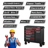 Etiquetas Magnéticas Para Cajas De Herramientas, Paquete De 12 Unidades, Letourwm, Versión Mejorada