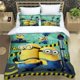 thumbnail image 1 of x888 Bed SheetsNew Design Cartoon Minions Bedding Set,Minions Quilt Cover Anime Duvet Cover Set For Children And Adults Gift 3-Piece Bedding Set (1 Duvet Cover + 2 Pillow Shams) nj888, 1 of 5