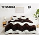 thumbnail image 1 of Cobertor de Invierno Peludo con Chiporro 2 plazas Blanco y Café, 1 of 1