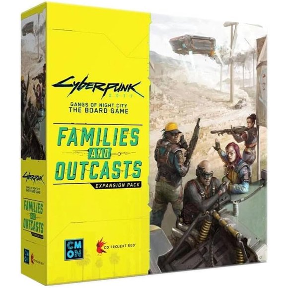 Expansión CMON Cyberpunk 2077 Families Outcasts para 5 jugadores