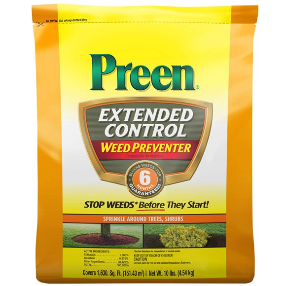 Preen Extended Control Preventor de malezas, bolsa de 4,5 kg