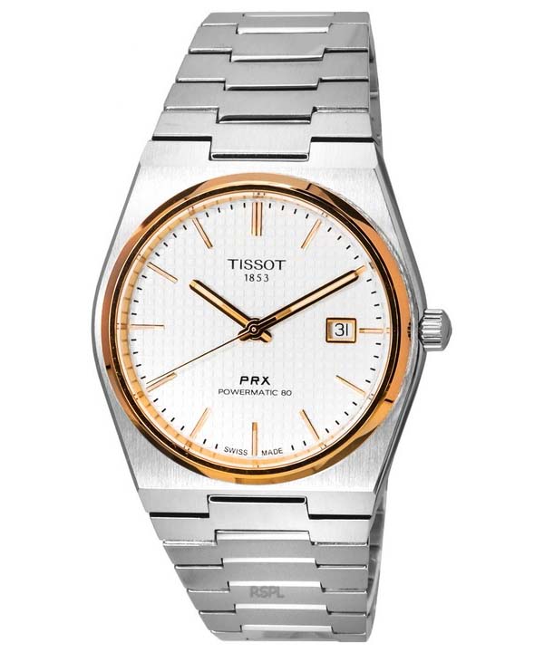 Reloj Tissot Prx T-Classic Powermatic 80 Silver Dial