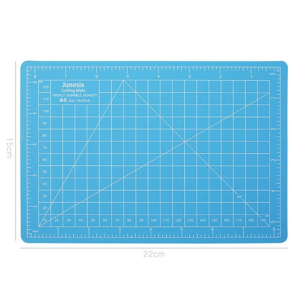 Craft with Precision: 1pc A5 Self-Healing Cutting Mat with Rotary Cutter for Sewing, Quilting, and Scrapbooking Projects - Handy, Colorful, and Big with Inside Support Layer