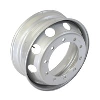 Suntech - Llanta Disco 7.50X22.5 Pulg Europea Acero - Gris Plata