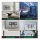 thumbnail image 2 of Soporte Tv Pared Doble Brazo Base Universal 32 A 70 Pulgadas, 2 of 4