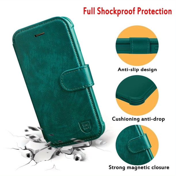 Phone Case For Galaxy S23+ Plus 5G Wallet Case For Women And Men,Galaxy S23+ Plus Flip Leather Cell Phone Case Supports Wireless Charging With Card Holder And Wristlet