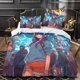 thumbnail image 4 of Owl Anime Duvet Cover 3D Print Quilt Cover Comforter Covers for Boys Girls Bedding Set Soft Microfiber with Pillow Cases with Zipper Closure 2 Pieces Twin, 4 of 5