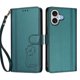 thumbnail image 3 of Funda Cartera Trébol para iPhone 17 con Ranuras Tarjetas y Carga Inalámbrica Verde oscuro, 3 of 6