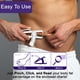 thumbnail image 5 of Calibrador de grasa corporal (2 unidades): dispositivo portátil para medir el IMC y la grasa corporal. Calibrador de pliegues cutáneos para hombres y mujeres., 5 of 5