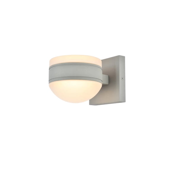 Aplique de Pared Living District Raine LED Integrado Plata 16W