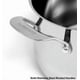 thumbnail image 2 of Cacerola Cuisinart Contour de acero inoxidable de 6 litros con tapa de vidrio, 2 of 3