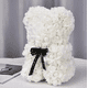 thumbnail image 3 of Oso de Flores Artificiales, Osito de Rosas Blanco, 3 of 3