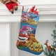 thumbnail image 2 of Super Wings Tema: Calcetines de Navidad, fino lino blanco para colgar en escaleras y chimenea, decoración navideña para el hogar, regalo de Navidad. 45cm × 32cm, 2 of 5